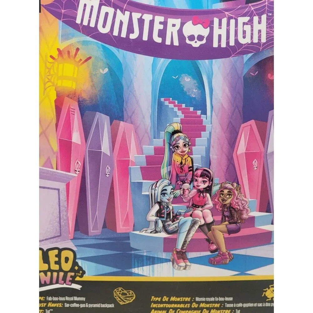 Monster‎ High CLEO DeNILE w/Tut Pet G3 Reboot Mattel 2022 Fashion Doll New